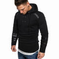 2021 Oversized Autumn And Winter New Large Size Loose Men's Casual Leather Hooded Plus-Size Hoodies